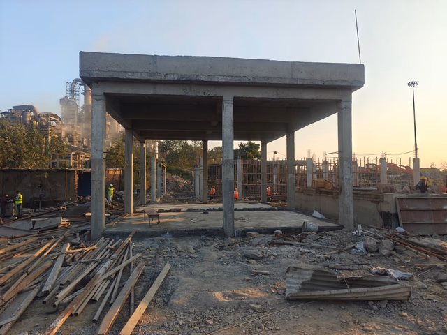 Industrial Floor Slab Casting & Laser Screeding